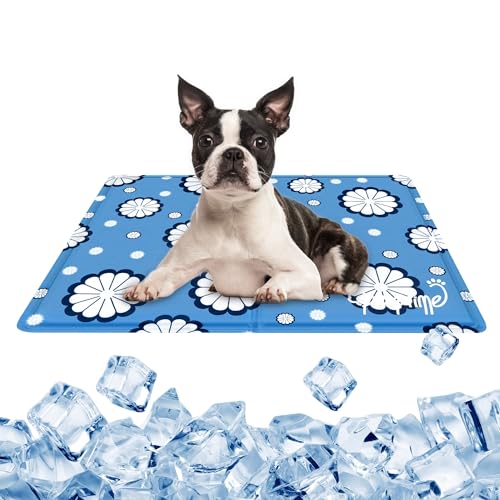 Pet Prime Hundekühlmatten 50x40cm, Kühlmatte für Hunde, Haustierkühlmatte für Kisten, Hundehütten und Betten für heiße Sommertage von Pet Prime