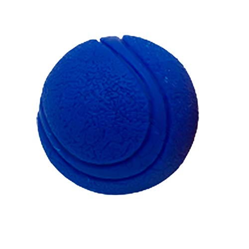 Hunde-Training mit hoher Sprungkraft, solider Ball, für stundenlangen Spaß für alle Hunde und Welpen, Vollgummi-Ball, lustiges Kauspielzeug, 7 cm großer Ball, blau von Pet Touch