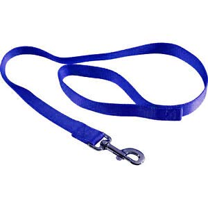 Pet Tribe Hundeleine Nylon blau mit Karabiner, Breite 1 cm, Länge 120 cm von Pet Tribe