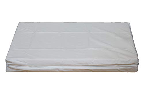 PetBed4Less Elite DIY strapazierfähiger, wasserdichter Bettbezug mit Reißverschluss für Hundebett, Hundekissen, Haustierbett, Größe 149,7 x 94 x 10,2 cm, weißes Innenfutter, 150 x 104 cm, flach, 2 von PetBed4Less