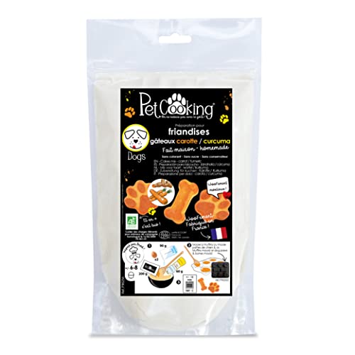 PetCooking - Zubereitung von Cupcakes Karotte-Kurkuma für Hunde – 200 g von PetCooking