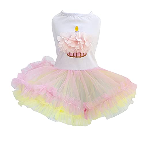 Haustier-Prinzessin-Kleid Hund Kleid Katze Kleid Hund Tüllrock Katze Retrorock Hund Gazerock Petal Tutu Cute Dog Kleid von PetPhindU