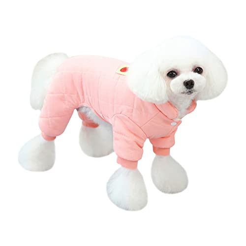 Hund Kaltes Wetter Schichten Hund Wintermantel Hunde Winterjacke Haustier Hund Kleidung Herbst und Winter Teddy Katze Kleine Hund Haustier Kleidung Baumwollmantel Weiches Fleece -Futter von PetPhindU