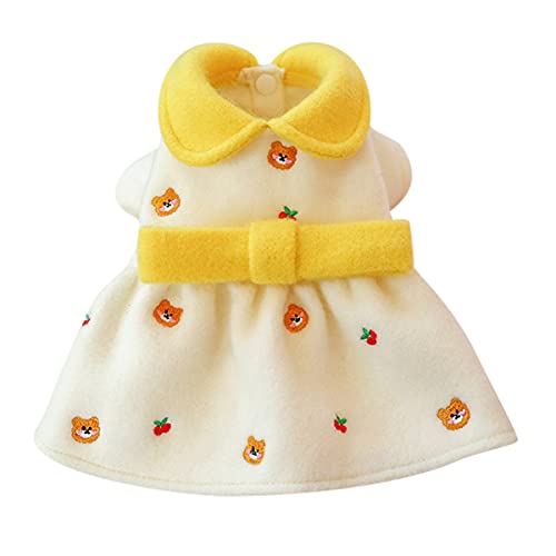 Hund Kleid Welpen Rock Pet Prinzessin Rock Haustier Hund Winter Mantel Hund Winter Warme Kleidung für Teddy Schnauzer Chihuahua Kleine und Mittelgroße Hunde und Katzen von PetPhindU