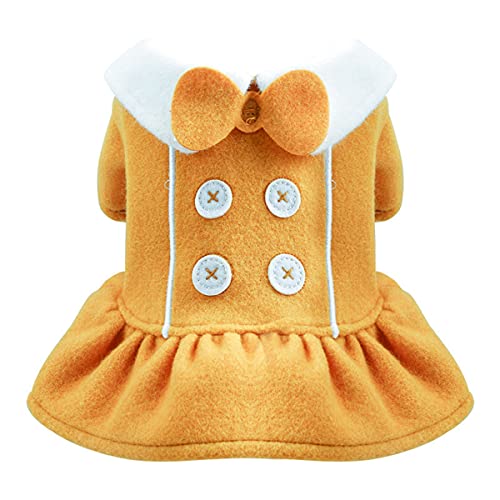 Hund Rock Hund Welpen Bogen Kleid Tutu Rock Welpen Warme Winter Mantel Hund Prinzessin Kleid für Kleine Hund Katze von PetPhindU