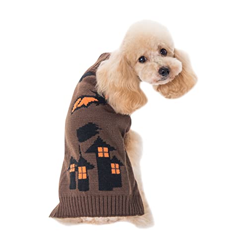 Hund Weihnachtspullover Weihnachtsheilspülpullover Hund Kleidung Frühling Herbst Teddy Pudel Welpe Pullover Weihnachtskleidung Elch Weihnachtskleid Hunde Strickpullover Strickkleidung von PetPhindU