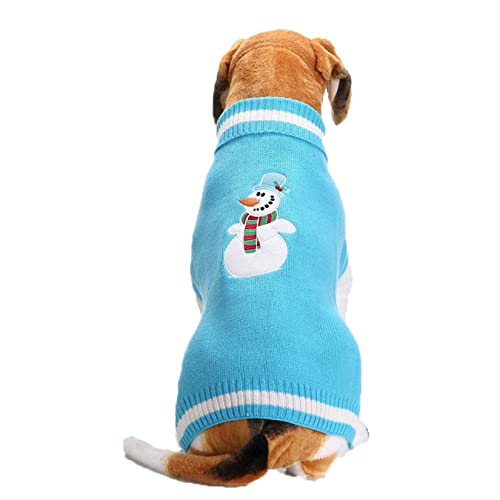 Hunde Weihnachtspullover Weihnachtsheilstierpullover Haustier Kleidung Kleiner und Mittlerer Hund Pudel Teddy Santa Claus Haustier Strickpullover Hund Kleidung Kaltes Wetter Hunde Kleidung von PetPhindU