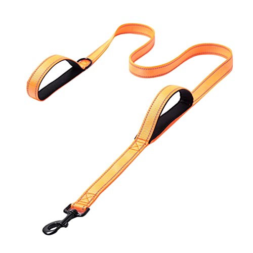 Hundeleine 4.9/5,9 -Zoll -Training Walking Hunde Leine Reflektierende Nylon Hundeleine Leine Leine Dual Griff Hunde Walking Leinen Leine Leine Erweiterung Hundeleine Training Leine Tangle von PetPhindU