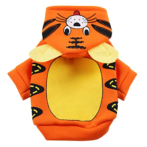 Hundemantel Hund Fleece Jacke Leichte Jacke Fleece Pullover Haustier Hunde Kleidung Warm Hunde Hoodie Winter Cosplay Outfit Cartoon Hunde Katze Haustier Vorgang Herbst und Winter Kleiner von PetPhindU