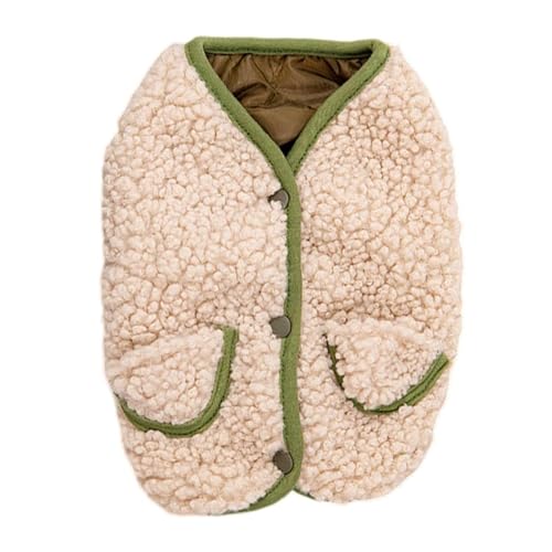 Hundemantel Hunde Fleece Jacke Haustier Kleidung Autumn Katze Kleidung Hund Kleidung Warmes Hund Weste Fleece Weste Haustier Leichte Strickjacken Hund Kaltes Wetter Kleidung Kaltes Wetter von PetPhindU