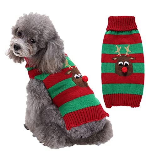 Hundepullover Strickwege Haustiermäntel Hunde Winterkleidung Hundekleidung & Accessoires Mode Warme Weihnachtswinter -haustierpullover Funkfestes Kostüm Koji Pelz Kleidung Winter von PetPhindU