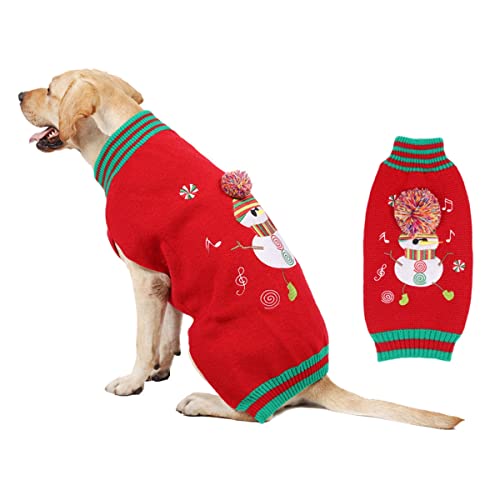 Hundepullover Strickwege Haustiermäntel Hunde Winterkleidung Hundekleidung & Accessoires Mode Warme Weihnachtswinter -haustierpullover Funkfestes Kostüm Koji Pelz Kleidung Winter von PetPhindU