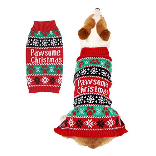 Hundepullover Strickwege Haustiermäntel Hunde Winterkleidung Hundekleidung & Accessoires Mode Warme Weihnachtswinter -haustierpullover Funkfestes Kostüm Koji Pelz Kleidung Winter von PetPhindU