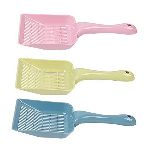 Kunststoff Katzenstreu Schaufel, Leichte Katze Sand Scoop Sichter Feine Mesh Pet Poo Wurf Reiniger Scoop Schaufel Tiefe Schaufel Anti-rost Pet Wurf Reiniger Scooper Sand Substrat Scoop von PetPhindU