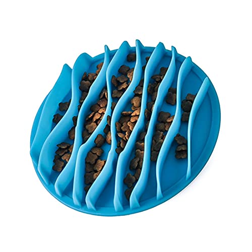 Pet Fun Mat Langsam Feeder Langsam-Feed Pad Interactive Feeder Aufblasen Stop-hundenapf Anti-Choke Pet Bowl Umweltfreundlich Durable Cat Food Bowls von PetPhindU