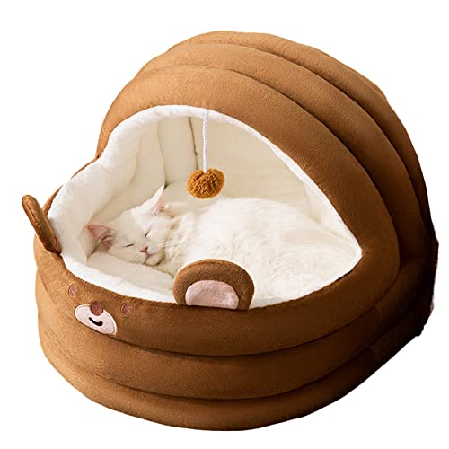 PetPhindU Hundebettmatten Atmungsaktive Weiche Polster Bequeme Anti-rutsch-Haustier Schlafmatte Herbst Winter Warm Katze Katze Cradle Katzenbett Katzenhaus Halbverschlossen Vier Jahreszeiten von PetPhindU