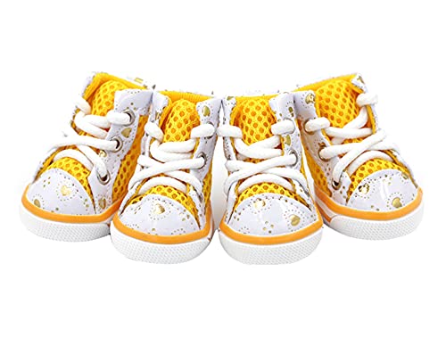 PetPhindU Hundeschuhe Hundesportschuhe Hund Turnschuhe All Seasons Dog Mesh-Schuh-Breathable Sommer-frühlings-Schuhe für Hunde von PetPhindU