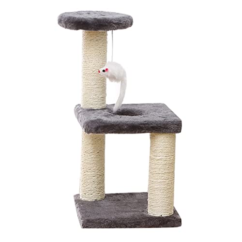 PetPhindU Sisal Cat Scratcher Sisal Cat Kratzer Post Katze Kratzer Katzensprungplattform Katze Kratztüchen Katzenkratzerposten für Innenkatzen Katzen Nagelfeile Kratzer Kratzer Katzenzubehör Zubehör von PetPhindU