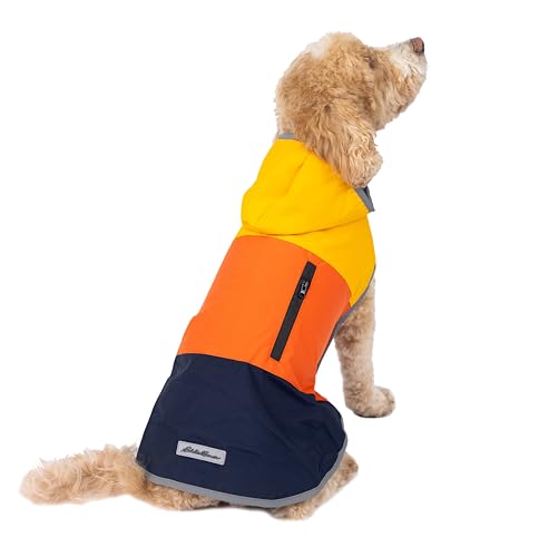 Eddie Bauer E23210M Ravenna Windjacke für Hunde, Colorblocked, Größe M, Orange und Blau von Petrageous