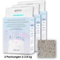 PetRhein Katzenstreu Tofu gemischt mit Vulkangestein von PetRhein