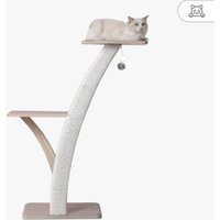 PetRhein Luxus Kratzbaum Naturholz XXL Katzenbaum aus Massivem Echtholz mit Natursisal, Waschbare Kissen und Höhle PetRhein Luxus Kratzbaum Naturholz XXL Katzenbaum aus Massivem Echtholz mit Natursisal, Waschbare Kissen und Höhle von PetRhein