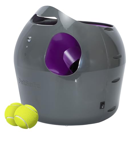 PetSafe Automatischer Ballwerfer Hundespielzeug – Tennisball Wurfmaschine für Hunde – Spielzeug für drinnen und draußen – Einfach zu öffnende Verpackung von PetSafe