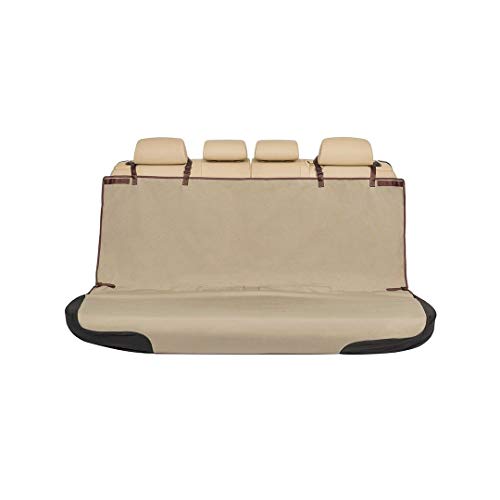 PetSafe Happy Ride Rückbankabdeckung für Hunde, Wasserfest und waschmaschinengeeignet, 114 cm x 142 cm, Beige von PetSafe