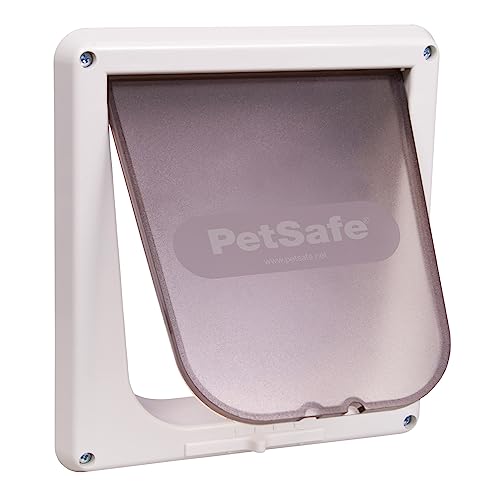 PetSafe Katzentür für den Innenbereich: 4-Wege-Verriegelung, Haustier-Türklappe für den Innenbereich – getönte Sichtschutztür für Katzentoilette oder Futterspender, integriertes Türschloss, von PetSafe