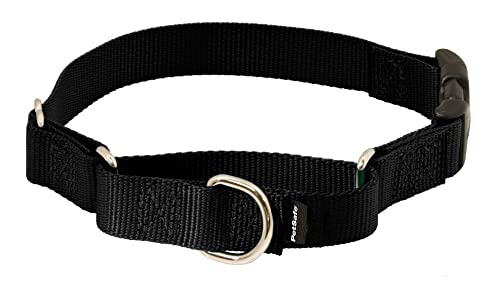 PetSafe Martingale Hundehalsband mit Schnellverschluss-Schnalle, klein, 1,9 cm, Schwarz von PetSafe