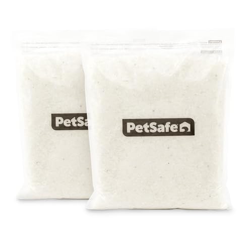 PetSafe ScoopFree Premium Silikat-Katzenstreu, parfümfrei, hervorragende Geruchskontrolle, geringe Verschmutzung, hält bis zu 1 Monat, 4 kg insgesamt (Doppelpack mit 2 kg je Packung) von PetSafe