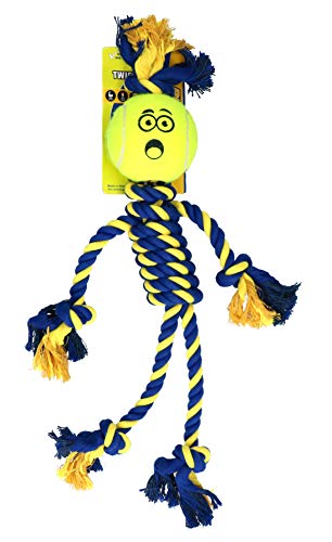 Braide Rope Giant Rasta Man met 10cm Tennis Ball (PETS80362) von PetSport