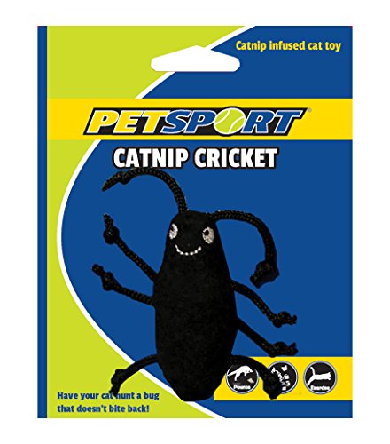 PetSport Katzenminze Kricket Spielzeug Schwarz von PetSport