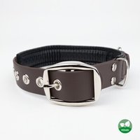 PetTec veganes Hundehalsband braun L von PetTec