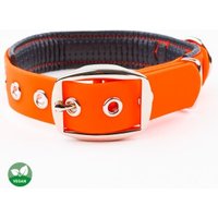 PetTec veganes Hundehalsband orange M von PetTec