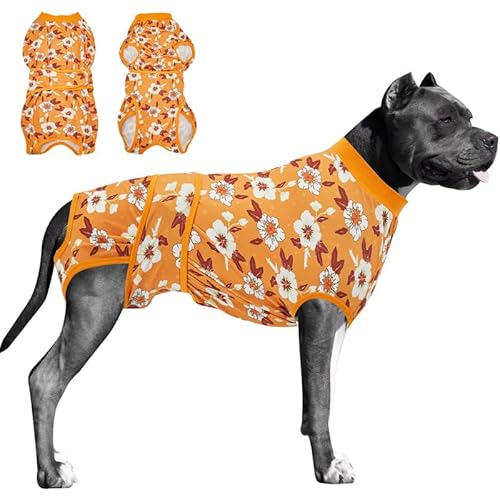 PetWarm Chirurgie Recovery Suit for Dogs - Cotton Protect Dog Abdominal, After Surgery Onesie for Male & Female - Dog Cone & E-Collar Alternative - Dog Cat After Surgery dog onesie,XX-Large von PetWarm