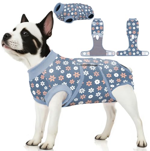 PetWarm Chirurgischer Genesungsanzug für Hunde, Body für Bauchwunden, Hautkrankheiten, professionelles Haustier-Genesungsshirt, Hunde-Bauchwunden, Bandagen, Ersatz für E-Kragen und Kegel, von PetWarm