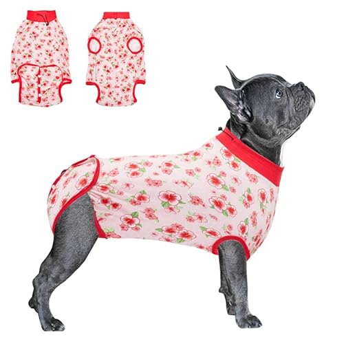 PetWarm Recovery Suit for Dogs - Dog Cat After Surgery Onesie for Male & Female Dogs, Post Spay & Neuter, Weaning, Prevents Licking Cotton Protect Dog Abdominal Dog Cone & E-Collar Alternative, Small von PetWarm