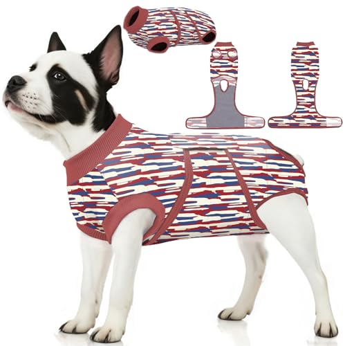 PetWarm Spay Genesungsanzug für Hündinnen, Hundepullover, Innenkleidung, Hunde-Einteiler nach Operationen, Spay Neutral, Haustier-chirurgischer Genesungsanzug, Chirurgieanzug für Hunde, von PetWarm