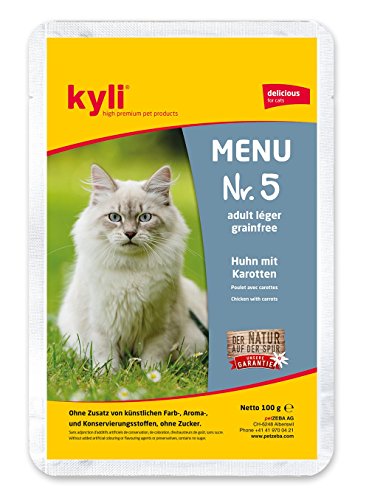 PetZeba Kyli Menu Nr.5 Adult Huhn mit Karotten (12x100gr) von PetZeba