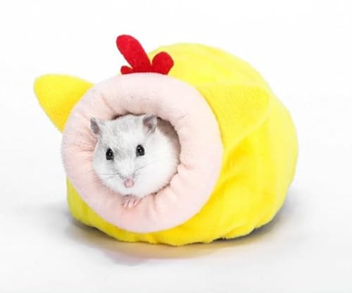 Haustier-Hamster, warmes Bett aus Fleece, zum Aufhängen, niedliches Spielzeugnest für kleine Tiermäuse, Ratten, Zuckergleiter, Chinchilla, Hamster, Rennmäuse von Petall