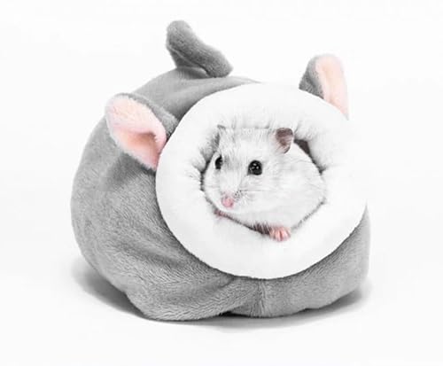 Haustier-Hamster, warmes Bett aus Fleece, zum Aufhängen, niedliches Spielzeugnest für kleine Tiermäuse, Ratten, Zuckergleiter, Chinchilla, Hamster, Rennmäuse von Petall