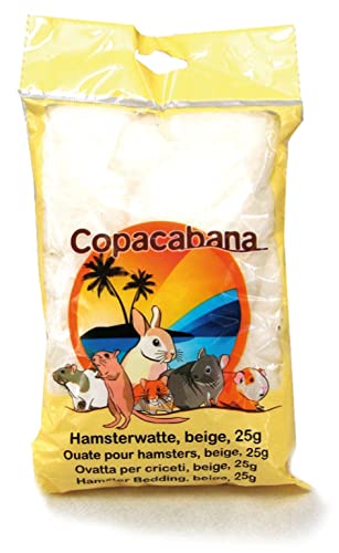 Petastic Hamsterwatte 25g - Nistmaterial für Nager, aus Baumwolle von Petastic