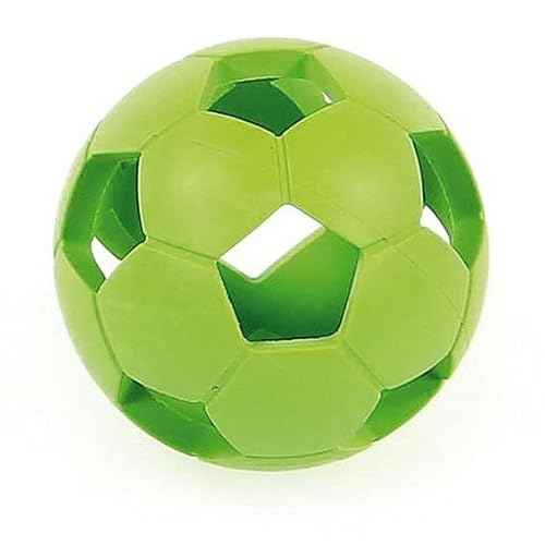 swisspet Weichgummi-Fußball Hundeball Gitterball für Hunde Größe S von Petastic