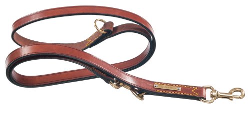 Petego La CINOPELCA Hundehalsband Classic Double Leder Leine für Hunde von Petego