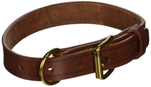 Petego La CINOPELCA Hundehalsband Classic Leder Glatte Finish Flacher Kragen von Petego