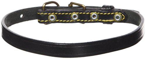 Petego La CINOPELCA Hundehalsband Classic Leder Glatte Finish Flacher Kragen von Petego