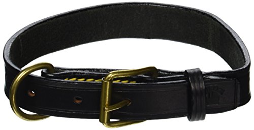 Petego La CINOPELCA Hundehalsband Classic Leder Glatte Finish Flacher Kragen von Petego