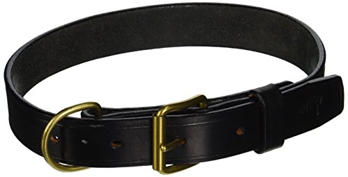 Petego La CINOPELCA Hundehalsband Classic Leder Glatte Finish Flacher Kragen von Petego