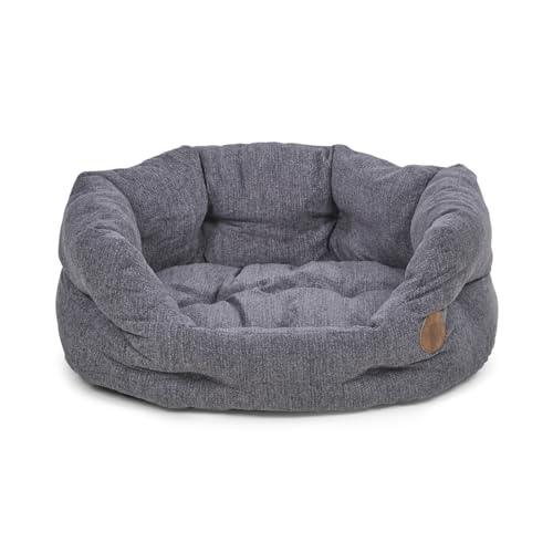 Petface Hundebett, oval, Größe M, schiefergrau von Petface