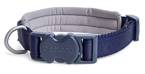 Petface Hundehalsband, Neopren, gepolstert, Größe M, Pfoten von Petface